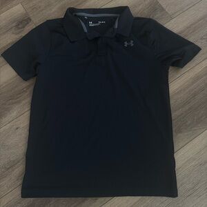 Under Armour Youth Polo Shirt in Black